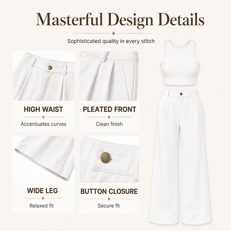 👖 High-Waist Polish, Flattering Straight-Leg Fit | Women's Dress Pants