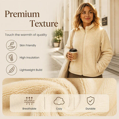 Women's Cozy Stand Collar Thermal Jacket