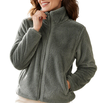 Women's Cozy Stand Collar Thermal Jacket