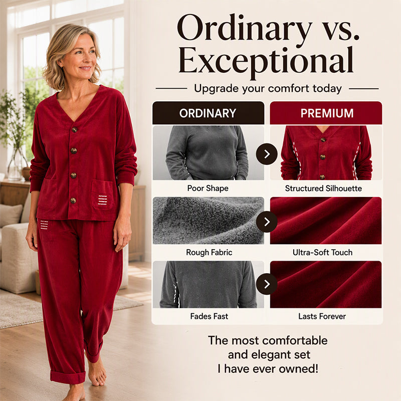 🤎 Textured Corduroy, Effortless Matching Style | Women's 2-Piece Set