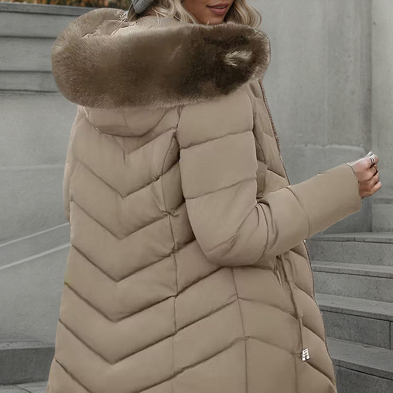 Women’s Slim Fit Hooded Puffer Coat