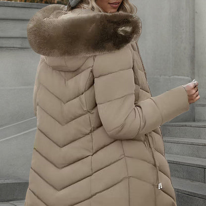 Women’s Slim Fit Hooded Puffer Coat