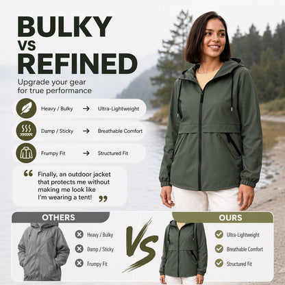 Women's Outdoor Windproof Hooded Jacket