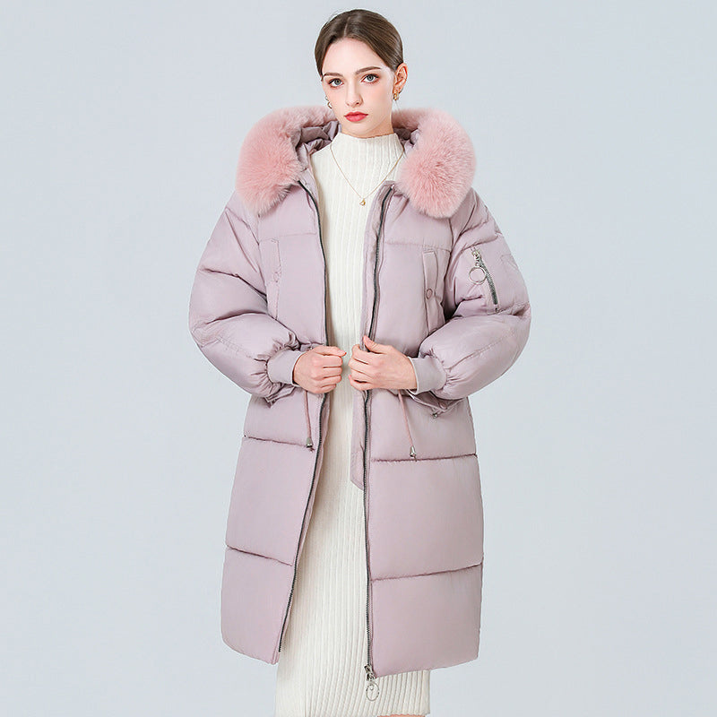 Women's Mid-Long Thickened Padded Coat