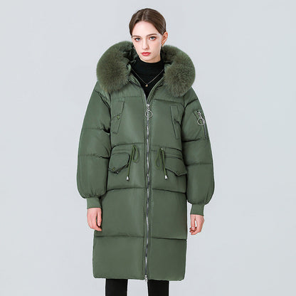 Women's Mid-Long Thickened Padded Coat