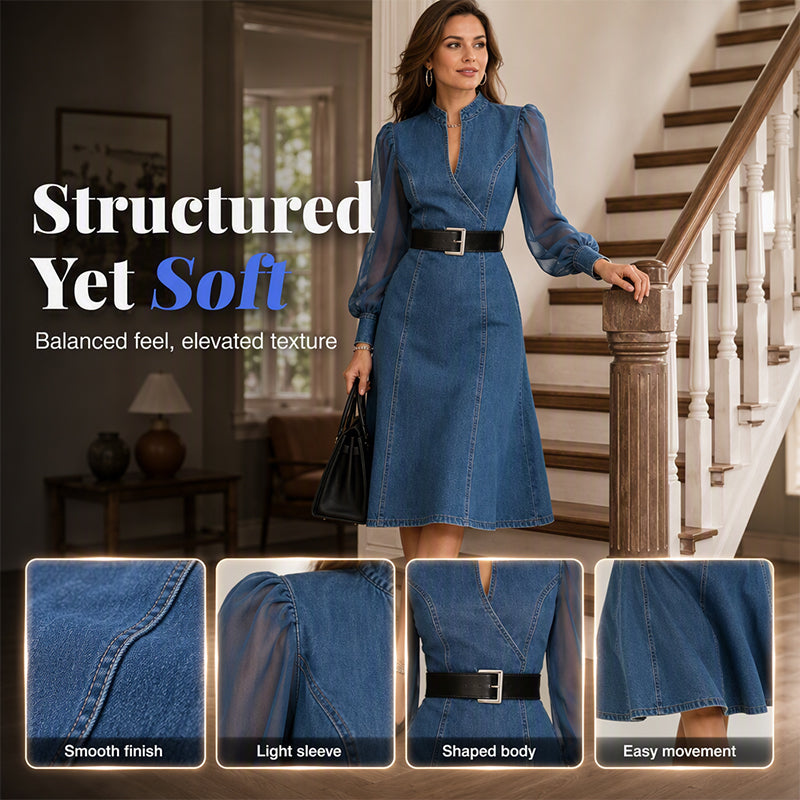 Women's Slimming Denim Dress