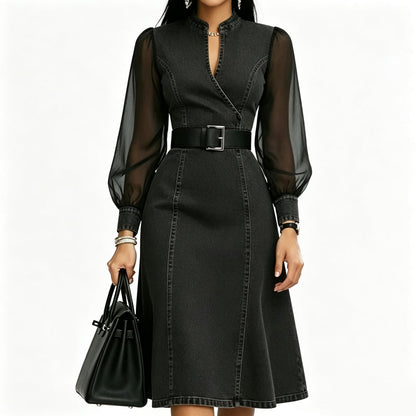 Women's Slimming Denim Dress