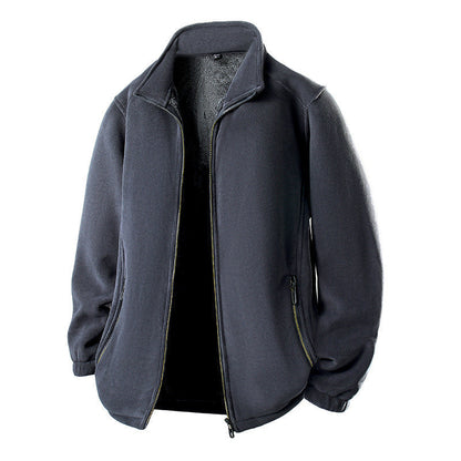 Men's Windproof Full-Zip Thermal Jacket