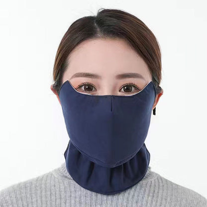 Plaid Cotton Neck Gaiter Face Mask