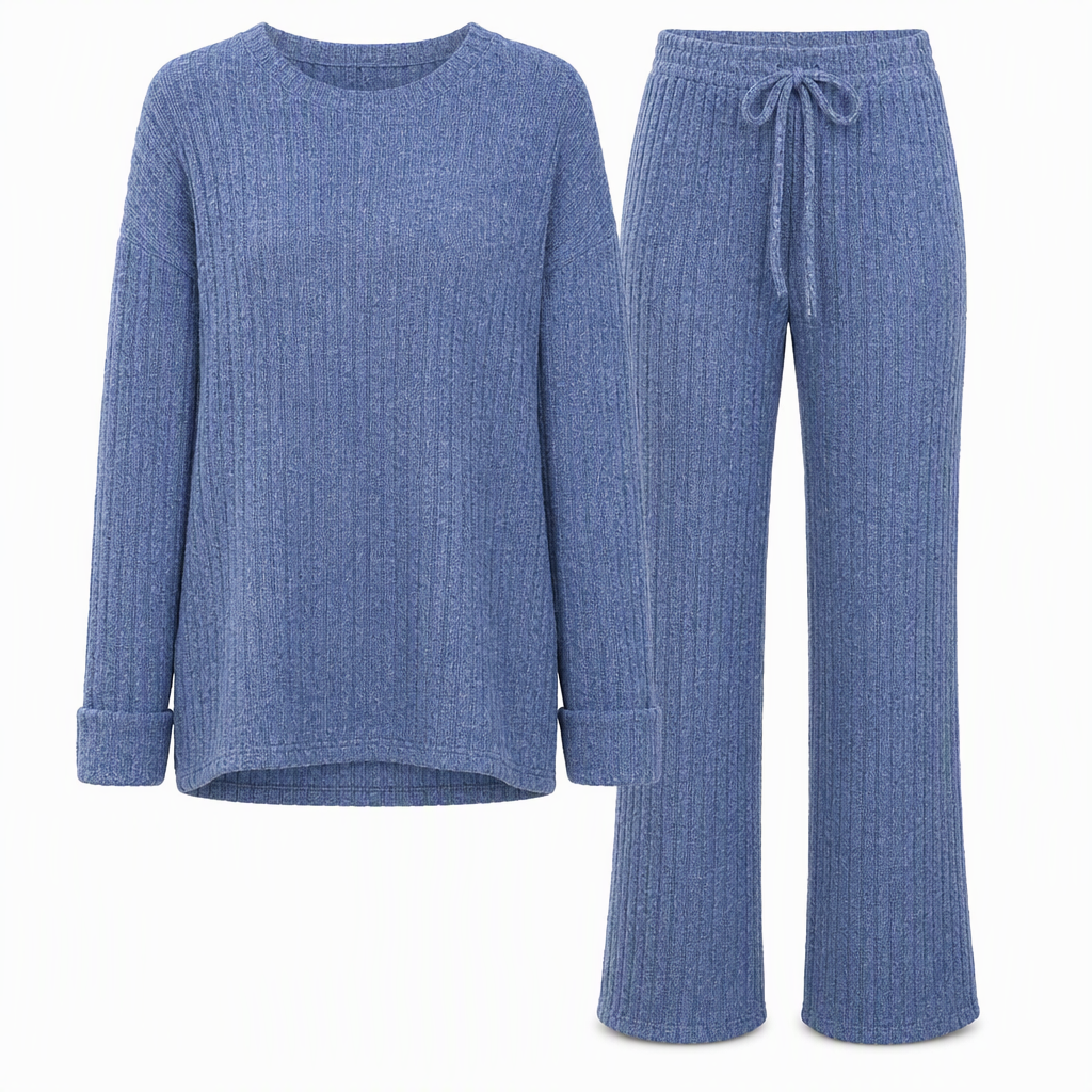 Women's Casual Knit Loungewear Set