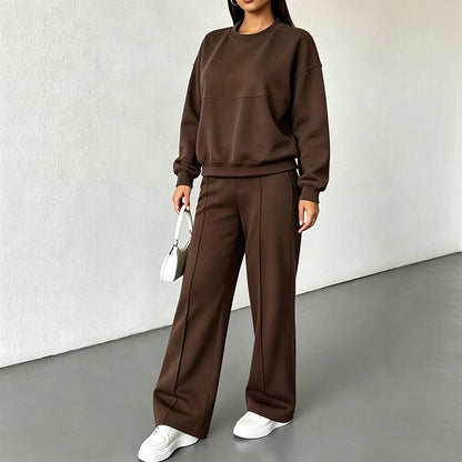 Women's Crewneck Sweatshirt & Sweatpants Set
