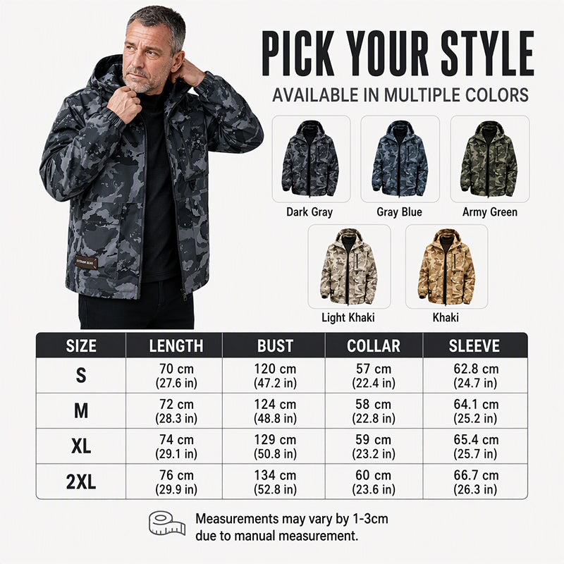 Women's Stylish Camouflage Hooded Jacket