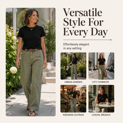 Women's Casual Straight Leg Pants