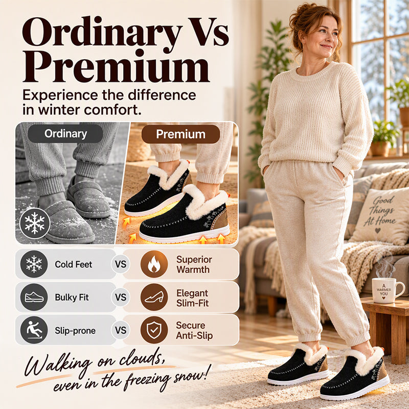 Women's Winter Plush-Lined Snow Boots