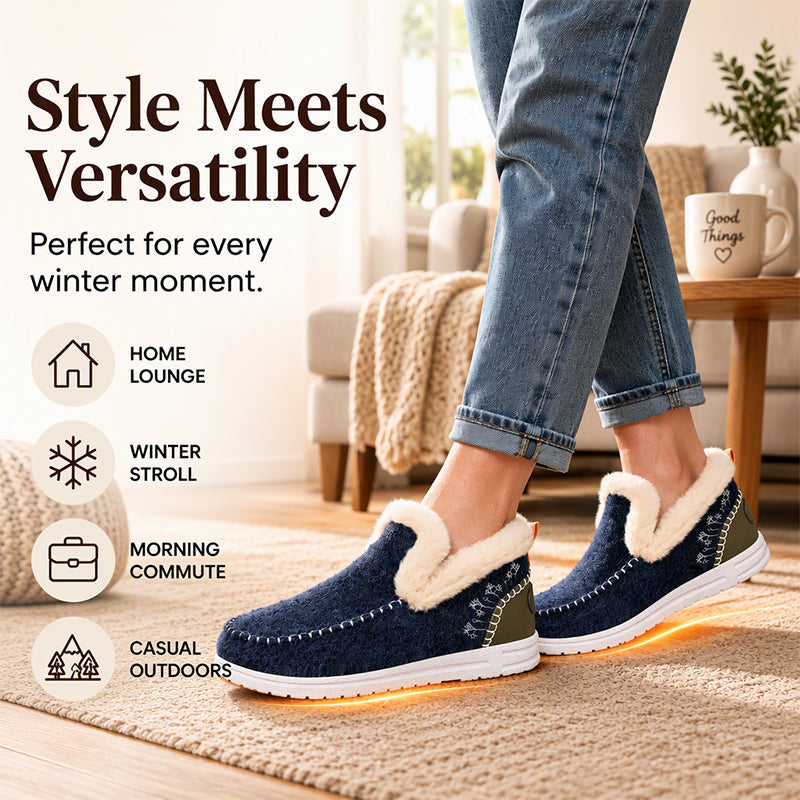 Women's Winter Plush-Lined Snow Boots