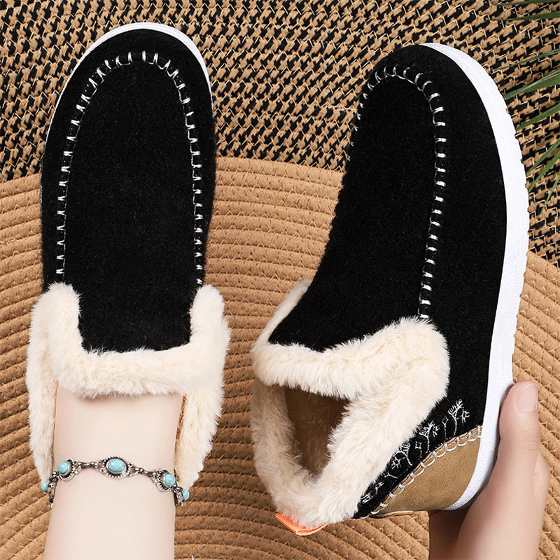 Women's Winter Plush-Lined Snow Boots