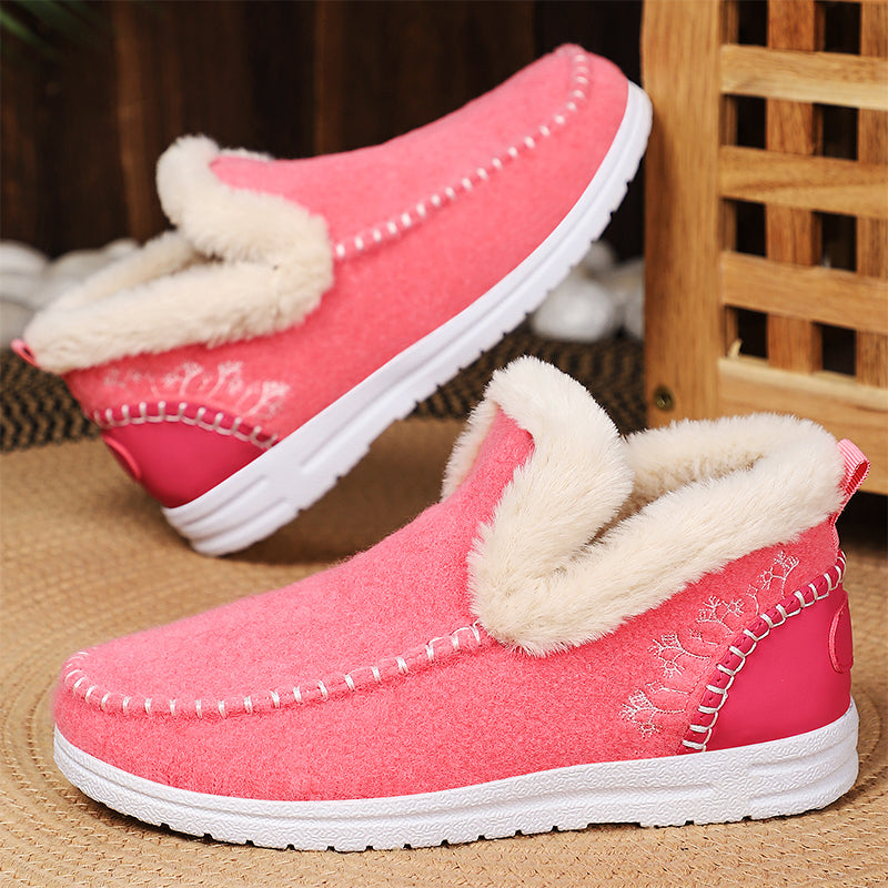 Women's Winter Plush-Lined Snow Boots