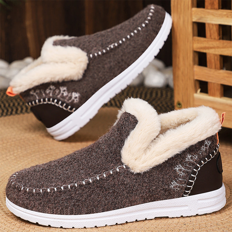 Women's Winter Plush-Lined Snow Boots