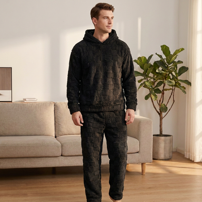 ☁️Comfortable & Relaxed, Everyday Casual – Men's Hooded Sweatshirt & Sweatpants Set ✨