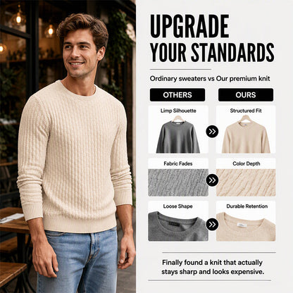 From Casual Weekends to Dinner Out, This Textured Knit Sweater Makes Looking Sharp Feel Easy