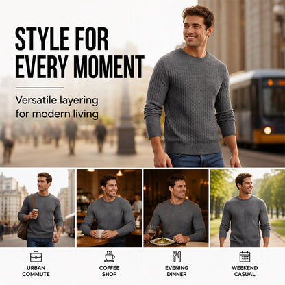 From Casual Weekends to Dinner Out, This Textured Knit Sweater Makes Looking Sharp Feel Easy
