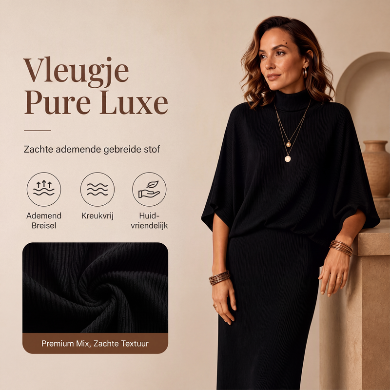 ✨Nieuw Binnen👗 Dames Set met Vleermuismouwen Top & Lange Maxi Rok 🧶 Elegante 2-delige Outfit voor Alledaags en Feest