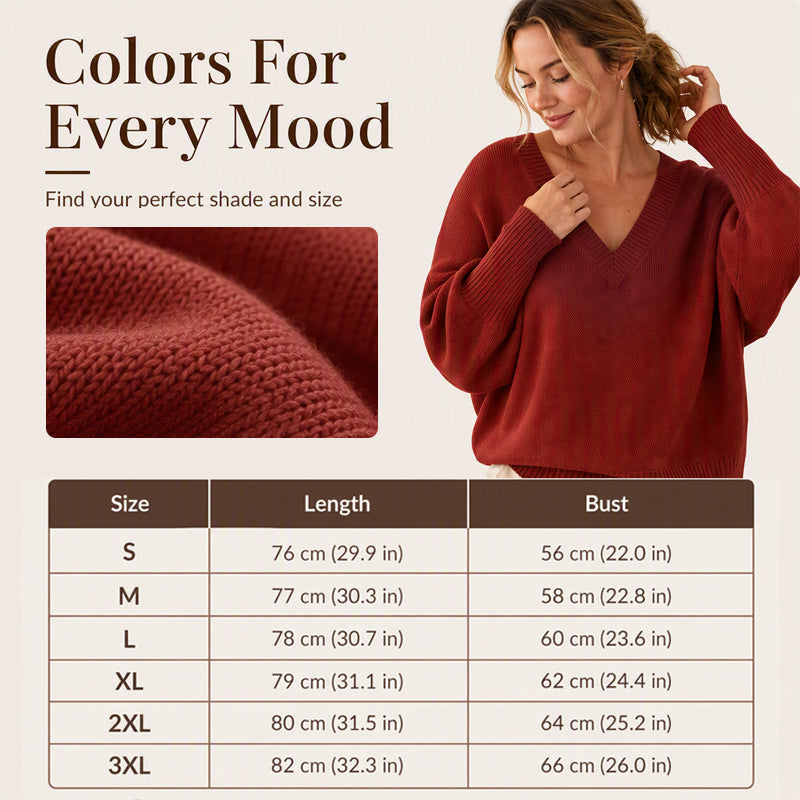 ⏰ Seasonal changeover sale: 63% off – quality at half the price! ✨Women's Mid Length Knit Sweater