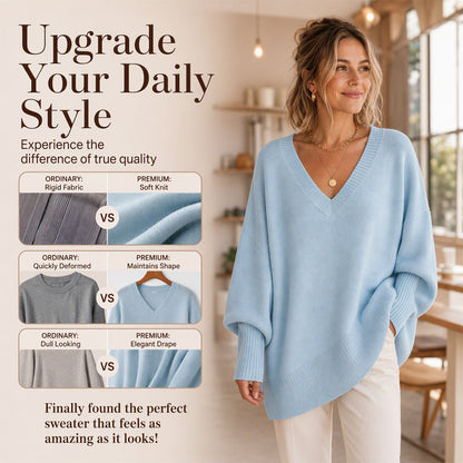 ⏰ Seasonal changeover sale: 63% off – quality at half the price! ✨Women's Mid Length Knit Sweater