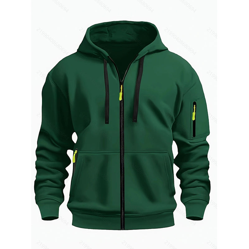 Men's Casual Thermal Hooded Jacket