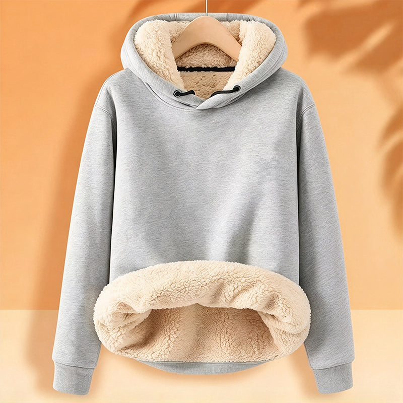 Men's Thickened Sherpa-Lined Hoodie