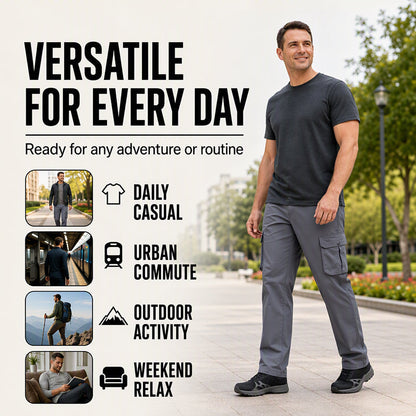 Men's Breathable Loose-Fit Cargo Pants