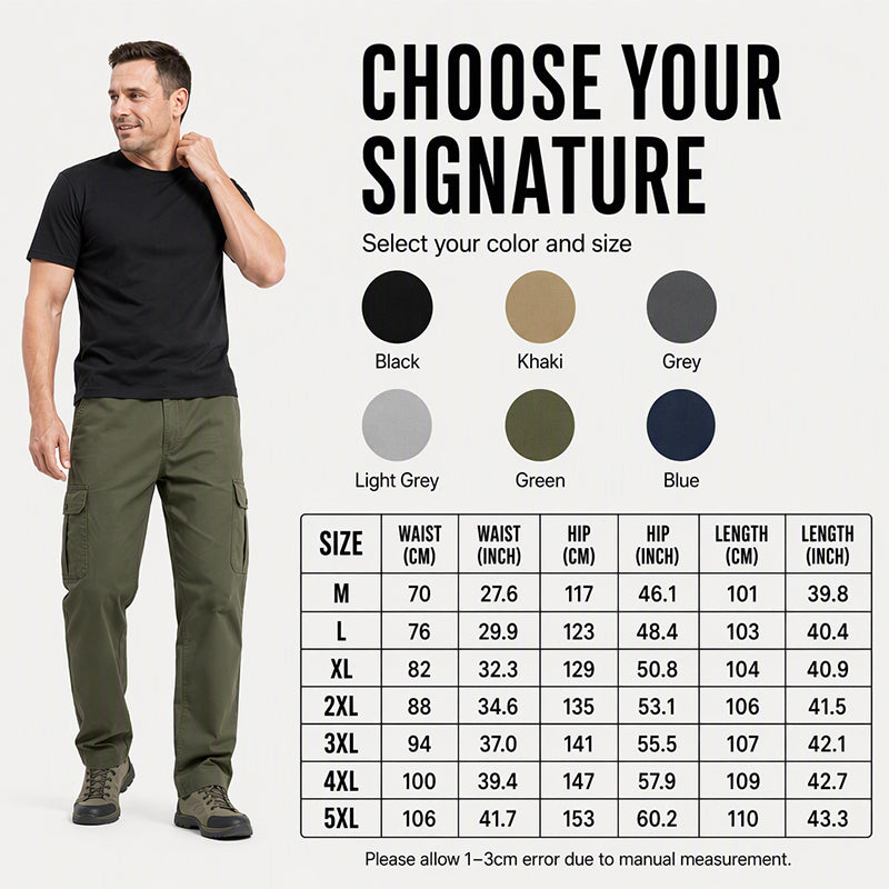 Men's Breathable Loose-Fit Cargo Pants