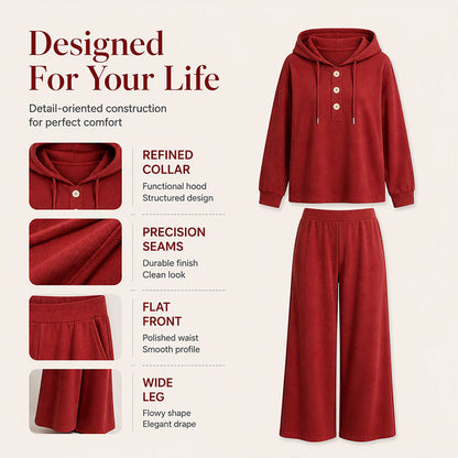 Women's Casual Hoodie and Lounge Pants Set