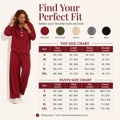 Women's Casual Hoodie and Lounge Pants Set