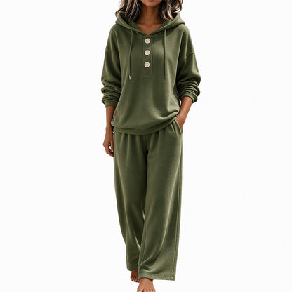 Women's Casual Hoodie and Lounge Pants Set