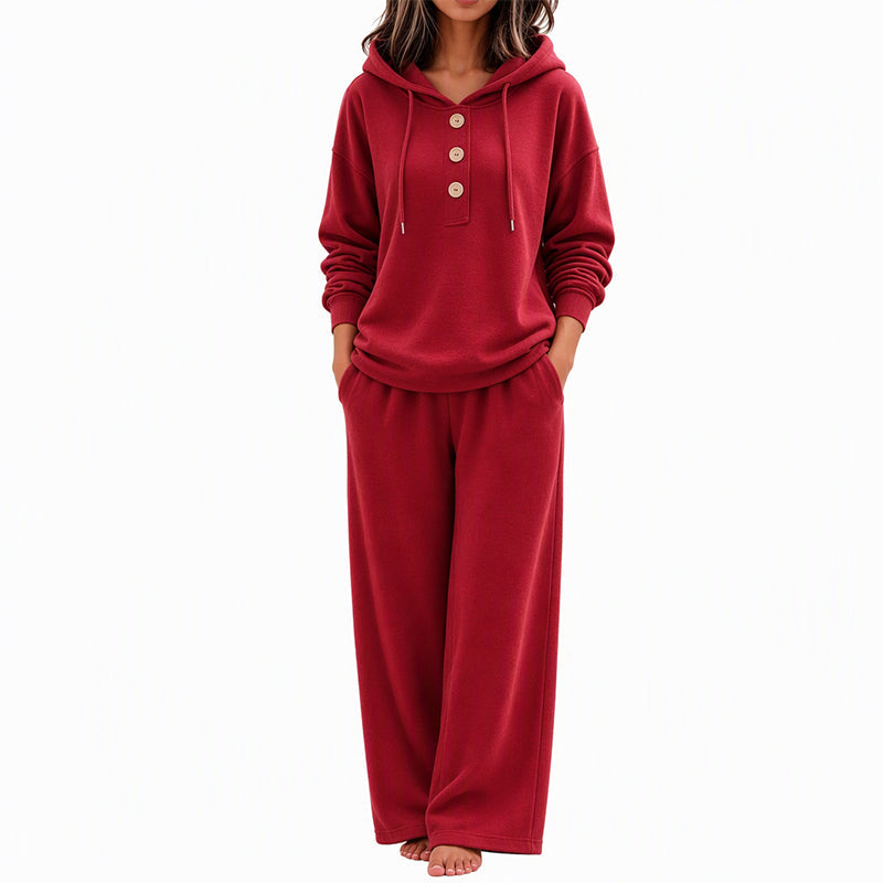 Women's Casual Hoodie and Lounge Pants Set
