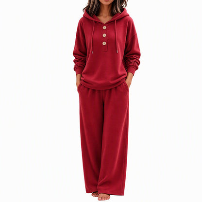 Women's Casual Hoodie and Lounge Pants Set