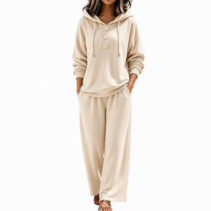 Women's Casual Hoodie and Lounge Pants Set