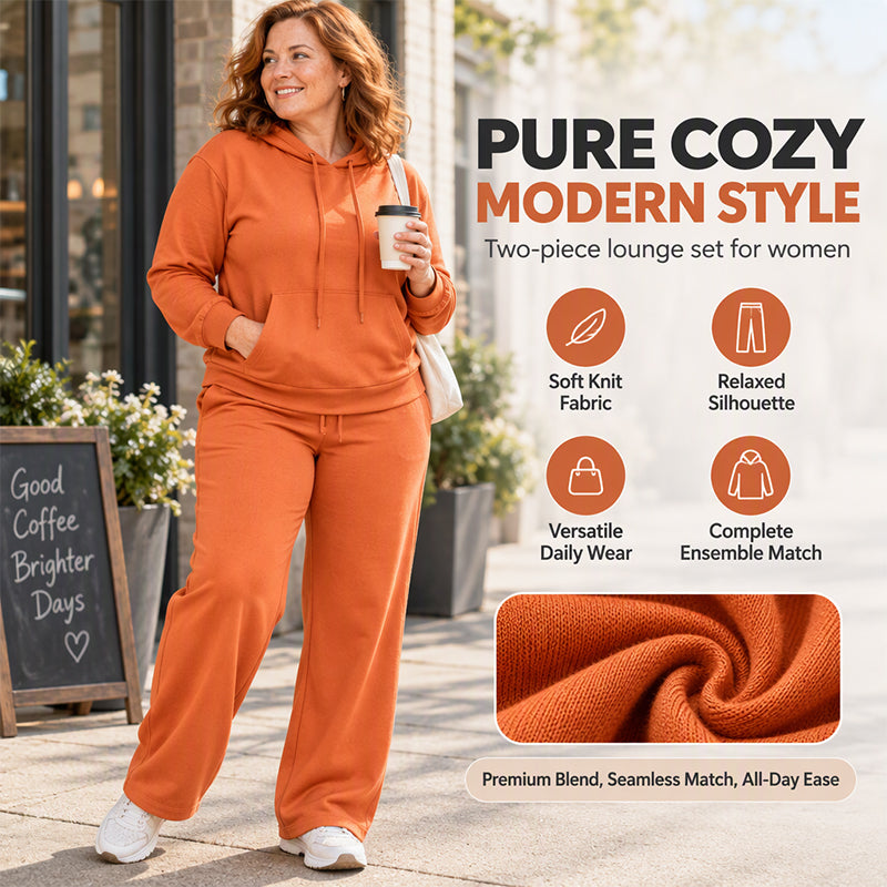 Women's Casual Loose 2-Piece Lounge Set