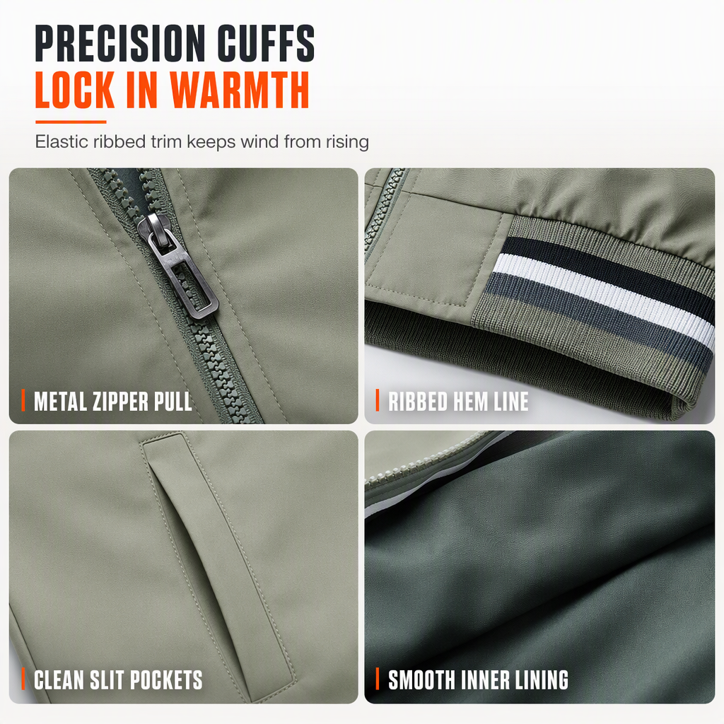 Men's Casual Solid Color Jacket