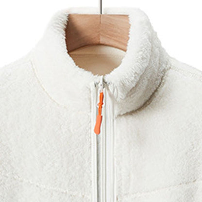 Faux Fleece Lined Casual Versatile Warm Jacket for Women