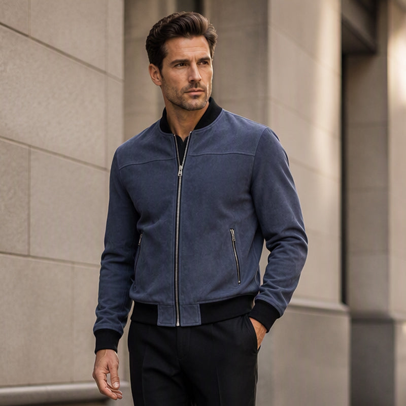 Men's Classic Casual Bomber Jacket