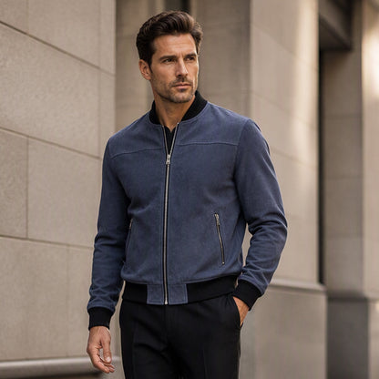 Men's Classic Casual Bomber Jacket