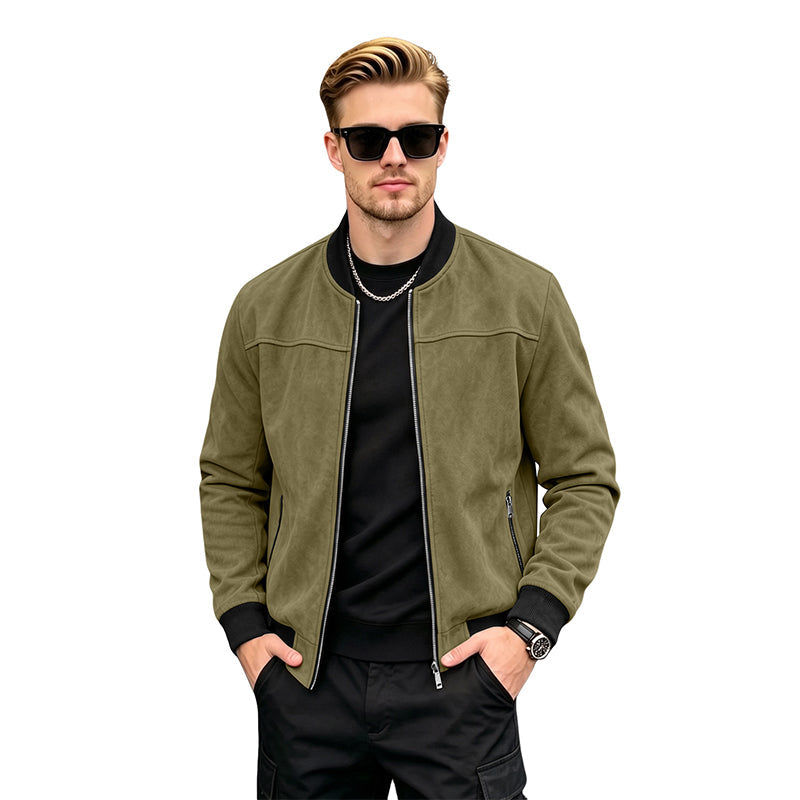 Men's Classic Casual Bomber Jacket