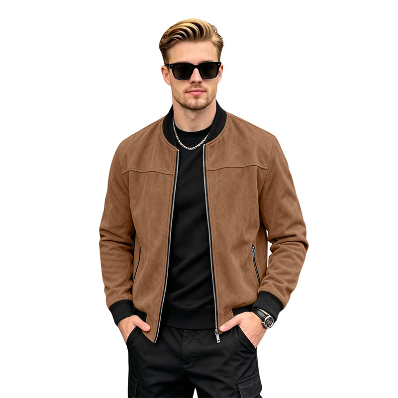 Men's Classic Casual Bomber Jacket