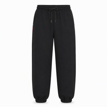 Women's Fleece Lined Winter Jogger Pants with Zipper Pockets