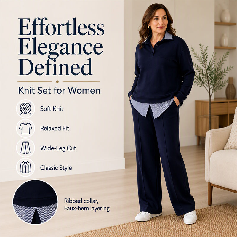 💖Black Friday Mega Deal – 50% off!💖Women's Fake Two Piece Sweatshirt & Pants Set