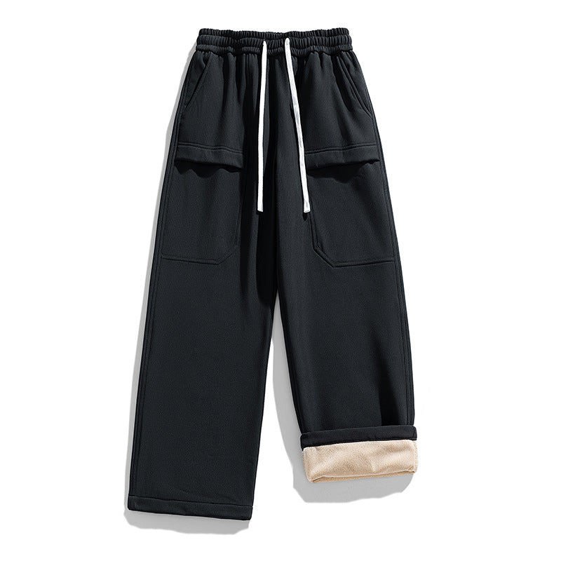 Men's Waterproof Plush-Lined Cargo Pants