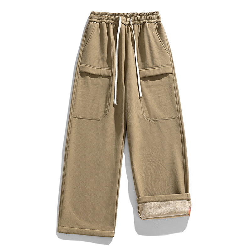 Men's Waterproof Plush-Lined Cargo Pants