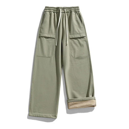 Men's Waterproof Plush-Lined Cargo Pants